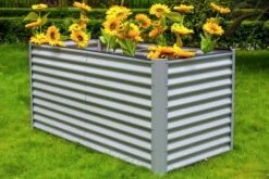 OUTFLEXX Hochbeet, Silber, Zincalume, Pulverbeschichtet, 180 X 90 X 84 Cm 16 OUTFLEXX Hochbeet, Silber, Zincalume, Pulverbeschichtet, 180 X 90 X 84 Cm -Gartenladen 2 13724.jpg