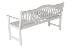 VILLANA Gartenbank, Weiß, Akazienholz, 152 X 59 X 86 Cm, 2-3 Personen, Klapptisch-Funktion -Gartenladen 2 13851.jpg