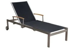 OUTFLEXX 2er-Set Sonnenliegen, Schwarz, Edelstahl/Teak, 195,5x74x35cm, Mit Beistelltisch 45x45cm -Gartenladen 2 14165.jpg