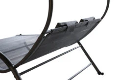 OUTFLEXX Doppelliege, Anthrazit, Polyester/Stahl Pulverbeschichtet, 205x138x34cm, Inkl. Nackenkissen, Rollbar -Gartenladen 2 16102.jpg