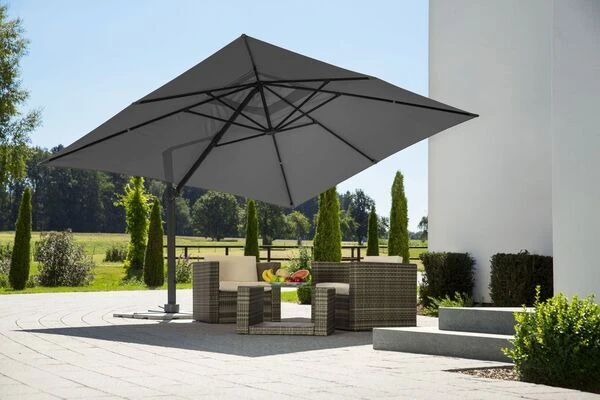 Schneider® SCHNEIDER Rhodos Grande Ampelschirm, Anthrazit, Rechteckig, 400 X 300 Cm 4 Schneider® SCHNEIDER Rhodos Grande Ampelschirm, Anthrazit, Rechteckig, 400 X 300 Cm – Bild 2