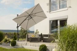 Schneider® SCHNEIDER Rhodos Eco Twist Ampelschirm, Taupe, Quadratisch, 270 X 270 Cm -Gartenladen 2 16618.jpg