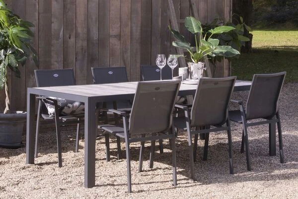 HARTMAN Tanger Esstisch,xerix/grey Wood, Aluminium/Keramik, 228x105cm 4 HARTMAN Tanger Esstisch,xerix/grey Wood, Aluminium/Keramik, 228x105cm – Bild 2