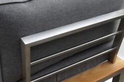 OUTFLEXX Eckelement, Silber/grau, Edelstahl/FSC-Teakholz/Textil, 79 X 79 X 64 Cm -Gartenladen 2 18289.jpg