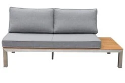 OUTFLEXX 2-Sitzer Sofa, Silber/grau, Edelstahl/FSC-Teakholz/Textil, 168 X 79 X 64 Cm 9 OUTFLEXX 2-Sitzer Sofa, Silber/grau, Edelstahl/FSC-Teakholz/Textil, 168 X 79 X 64 Cm -Gartenladen 2 18294.jpg