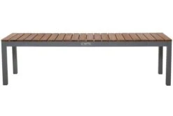 VILLANA Bank, Alu Pulverbeschichtet / FSC Akazienholz, 3 Personen, 165 X 40 X 45 Cm -Gartenladen 2 18381.jpg