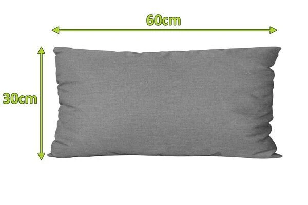 OUTFLEXX Deko-/Rückenkissen, Flanelle, Sunbrella, 30 X 60 Cm, Mit Reißverschluss 4 OUTFLEXX Deko-/Rückenkissen, Flanelle, Sunbrella, 30 X 60 Cm, Mit Reißverschluss – Bild 2