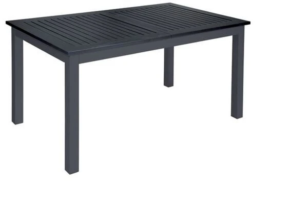 DOPPLER Expert Esstisch, Anthrazit/schwarz, Aluminium, 150-210 X 90 Cm, Ausziehbar 4 DOPPLER Expert Esstisch, Anthrazit/schwarz, Aluminium, 150-210 X 90 Cm, Ausziehbar – Bild 2