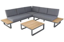 OUTFLEXX Ecklounge, Anthrazit/teakoptik, Aluminium/Akazie, Für 5 Personen, Inkl. Polster -Gartenladen 2 18847.jpg