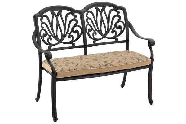 HARTMAN Amalfi 2-Sitzer Bank, Bronze, Alu-Guss, Inkl. Wendekissen 5 HARTMAN Amalfi 2-Sitzer Bank, Bronze, Alu-Guss, Inkl. Wendekissen – Bild 3