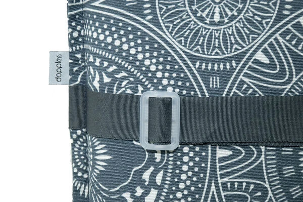 DOPPLER Lyra Stuhlauflage Niederlehner, Grau Gemustert, Polyester, 100 X 48 X 7 Cm, Mit Reißverschluss 4 DOPPLER Lyra Stuhlauflage Niederlehner, Grau Gemustert, Polyester, 100 X 48 X 7 Cm, Mit Reißverschluss – Bild 2