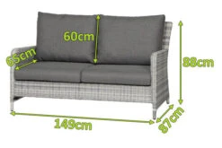 SIENA GARDEN Soria 2-Sitzer Loungesofa, Ice Grey, Alu / Gardino®-Geflecht, 149x87x88 Cm 15 SIENA GARDEN Soria 2-Sitzer Loungesofa, Ice Grey, Alu / Gardino®-Geflecht, 149x87x88 Cm -Gartenladen 2 20185.jpg