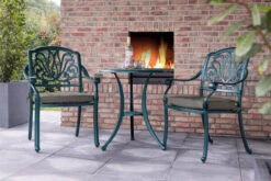 HARTMAN Amalfi Bistrotisch, Dunkelgrün, Alu-Guss, Ø62 Cm 6 HARTMAN Amalfi Bistrotisch, Dunkelgrün, Alu-Guss, Ø62 Cm -Gartenladen 2 20410.jpg