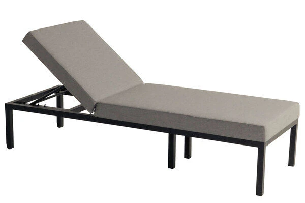 HARTMAN Eva Loungeliege, Flanelle, Sunbrella, 195 X 70 X 45 Cm, Rückenlehne Verstellbar, Hohe Liegefläche 4 HARTMAN Eva Loungeliege, Flanelle, Sunbrella, 195 X 70 X 45 Cm, Rückenlehne Verstellbar, Hohe Liegefläche – Bild 2