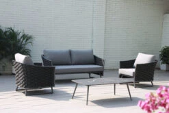 OUTFLEXX Oranger Blossom Lounge-Set, Anthrazit, Alu/XL Rope, 4-teilig, Inkl. Sitz- Und Rückenkissen, Tisch 120 X 70 X 42 Cm 18 OUTFLEXX Oranger Blossom Lounge-Set, Anthrazit, Alu/XL Rope, 4-teilig, Inkl. Sitz- Und Rückenkissen, Tisch 120 X 70 X 42 Cm -Gartenladen 2 20572.jpg