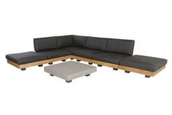 OUTFLEXX Ecklounge, Alu/Akazie/Zement, 6 Personen, Inkl. Tisch 83 X 83 Cm Und Polster Aus Olefin In Anthrazit 9 OUTFLEXX Ecklounge, Alu/Akazie/Zement, 6 Personen, Inkl. Tisch 83 X 83 Cm Und Polster Aus Olefin In Anthrazit -Gartenladen 2 21014.jpg