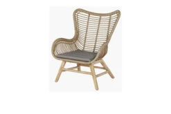 OUTFLEXX Sessel, Rattan Grey, Polyrattan/Akazie, 79,5 X 71,5 X 90 Cm, Inkl. Hocker Und Polster In Braun -Gartenladen 2 21033.jpg