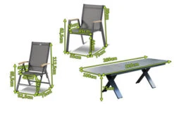 HARTMAN Sondermodell Xanadu / Aruba Set, Xerix/anthrazit, Alu/Glaskeramik, 2 Stapelsessel, 8 Multipos, 220/280x100cm 12 HARTMAN Sondermodell Xanadu / Aruba Set, Xerix/anthrazit, Alu/Glaskeramik, 2 Stapelsessel, 8 Multipos, 220/280x100cm -Gartenladen 2 21131.jpg