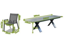 HARTMAN Sondermodell Xanadu / Aruba Sitzgruppe, Xerix/anthrazit, Alu/Glaskeramik, 6 Stapelsessel, 220/280x100cm -Gartenladen 2 21136.jpg