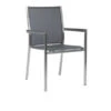 STERN Polaris Stapelsessel, Silber/karbon, Edelstahl/Textil/Aluminiumarmlehnen, 61x54x89 Cm, Stapelbar 1 STERN Polaris Stapelsessel, Silber/karbon, Edelstahl/Textil/Aluminiumarmlehnen, 61x54x89 Cm, Stapelbar -Gartenladen 2 21903.jpg