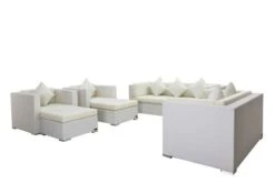 OUTFLEXX Loungemöbel-Set, Weiß, Polyrattan, Für 9 Personen, Wasserfeste Kissenbox -Gartenladen 2 7173 BOX A.jpg