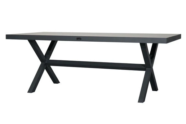 Ploß Esstisch Canberra, Anthrazit, Aluminium/Keramik Glas, 202 X 95 Cm 4 Ploß Esstisch Canberra, Anthrazit, Aluminium/Keramik Glas, 202 X 95 Cm – Bild 2