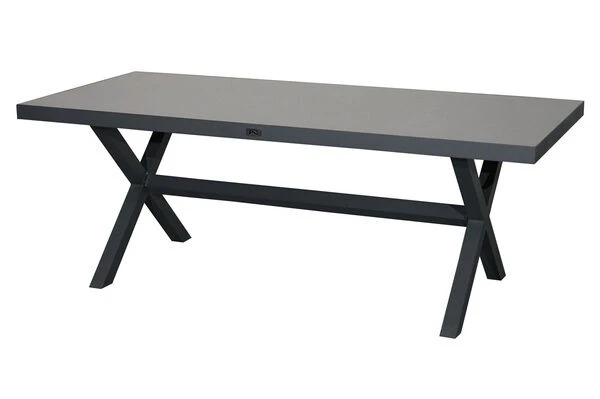 Ploß Esstisch Canberra, Anthrazit, Aluminium/Keramik Glas, 202 X 95 Cm 5 Ploß Esstisch Canberra, Anthrazit, Aluminium/Keramik Glas, 202 X 95 Cm – Bild 3