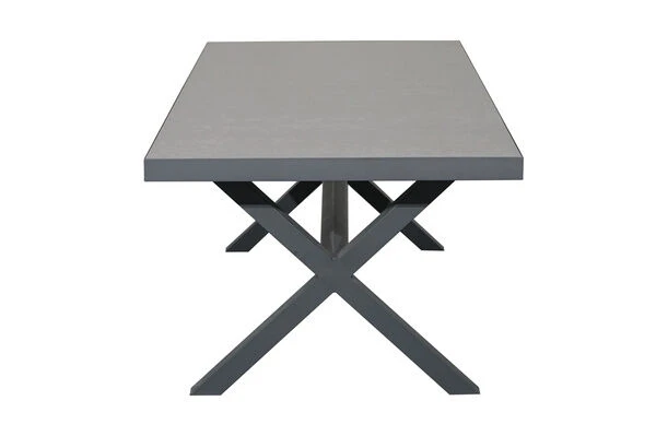 Ploß Esstisch Canberra, Anthrazit, Aluminium/Keramik Glas, 202 X 95 Cm 9 Ploß Esstisch Canberra, Anthrazit, Aluminium/Keramik Glas, 202 X 95 Cm – Bild 7