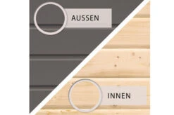 KARIBU Gartenhaus Theres 3, Terragrau, Fichtenholz 28mm, 270 X 244 X 242 Cm, Satteldach, Massivholzdach -Gartenladen 30470 2 04.jpg