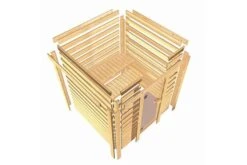 KARIBU Jara Sauna , Naturbelassen, Fichte, 195x195x187 Cm,SETOfen 4,5 KW Bio Ext. Strg. Easy -Gartenladen 30769 3 04.jpg