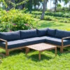 OUTFLEXX Ecklounge, Dunkelgrau, FSC-Akazienholz/Textil, Für 5 Personen, Inkl. Tisch Und Polster -Gartenladen 30790 01.jpg