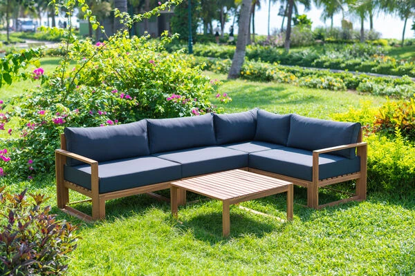 OUTFLEXX Ecklounge, Dunkelgrau, FSC-Akazienholz/Textil, Für 5 Personen, Inkl. Tisch Und Polster 3 OUTFLEXX Ecklounge, Dunkelgrau, FSC-Akazienholz/Textil, Für 5 Personen, Inkl. Tisch Und Polster