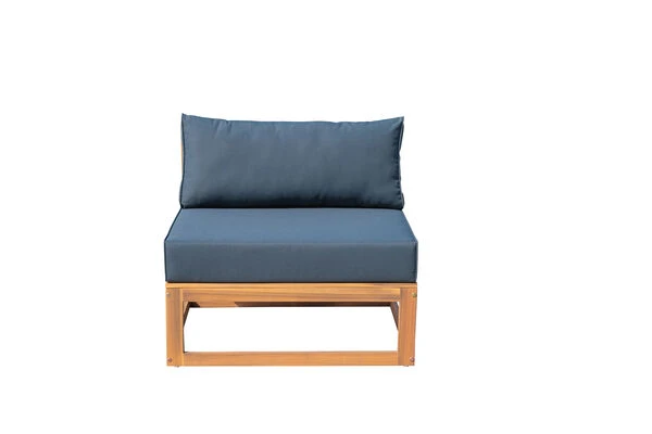 OUTFLEXX Ecklounge, Dunkelgrau, FSC-Akazienholz/Textil, Für 5 Personen, Inkl. Tisch Und Polster 15 OUTFLEXX Ecklounge, Dunkelgrau, FSC-Akazienholz/Textil, Für 5 Personen, Inkl. Tisch Und Polster – Bild 13