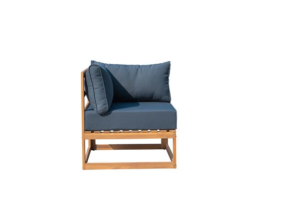 OUTFLEXX Ecklounge, Dunkelgrau, FSC-Akazienholz/Textil, Für 5 Personen, Inkl. Tisch Und Polster 17 OUTFLEXX Ecklounge, Dunkelgrau, FSC-Akazienholz/Textil, Für 5 Personen, Inkl. Tisch Und Polster – Bild 15