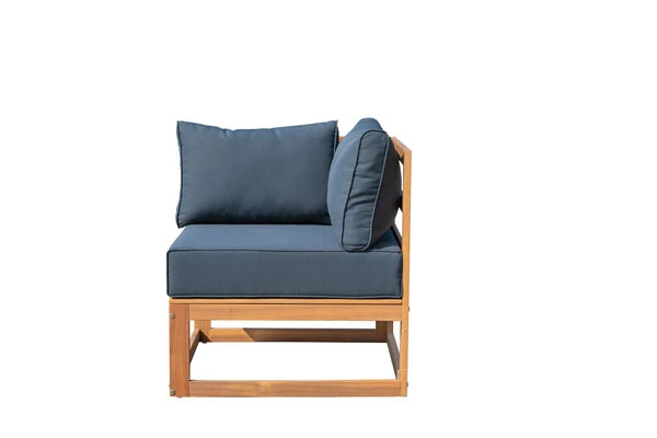 OUTFLEXX Ecklounge, Dunkelgrau, FSC-Akazienholz/Textil, Für 5 Personen, Inkl. Tisch Und Polster 18 OUTFLEXX Ecklounge, Dunkelgrau, FSC-Akazienholz/Textil, Für 5 Personen, Inkl. Tisch Und Polster – Bild 16