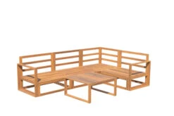 OUTFLEXX Ecklounge, Hellgrau, FSC-Akazienholz/Textil, Für 5 Personen, Inkl. Tisch Und Polster -Gartenladen 30791 09.jpg