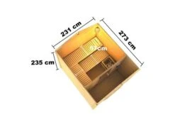 KARIBU Bosse 1 Saunahaus, Terragrau, Fichte, 231x273x235 Cm, Mit Vorraum Und Fronteinstieg 21 KARIBU Bosse 1 Saunahaus, Terragrau, Fichte, 231x273x235 Cm, Mit Vorraum Und Fronteinstieg -Gartenladen 31311 1 05.jpg