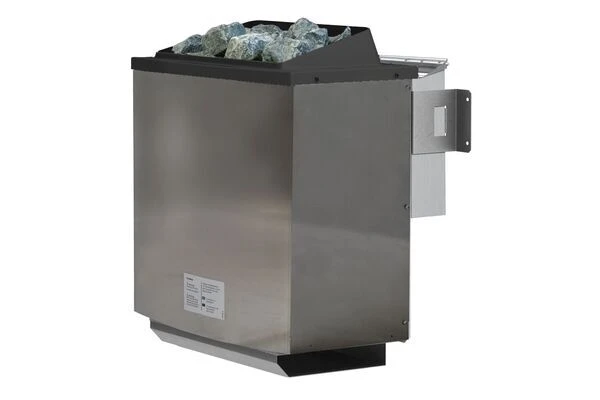 KARIBU Siirin Sauna, Lichtgrau, Fichte, 196x170x198 Cm, Inkl. Eckeinstieg, Ganzglastür Und 4,5 KW Bio-Ofen Ext. Strg. 8 KARIBU Siirin Sauna, Lichtgrau, Fichte, 196x170x198 Cm, Inkl. Eckeinstieg, Ganzglastür Und 4,5 KW Bio-Ofen Ext. Strg. – Bild 6