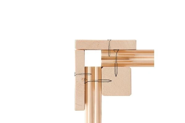 KARIBU Hygge Saunahaus, Terragrau, Fichte, 508x276x221 Cm Mit Holzofen, Inkl. Drei Liegen 13 KARIBU Hygge Saunahaus, Terragrau, Fichte, 508x276x221 Cm Mit Holzofen, Inkl. Drei Liegen – Bild 11