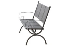 MBM Bank Romeo, Marone, Schmiedeeisen Verzinkt, Pulverbeschichtet, 3-Sitzer, 171x101x68 Cm 9 MBM Bank Romeo, Marone, Schmiedeeisen Verzinkt, Pulverbeschichtet, 3-Sitzer, 171x101x68 Cm -Gartenladen 3 10896.jpg