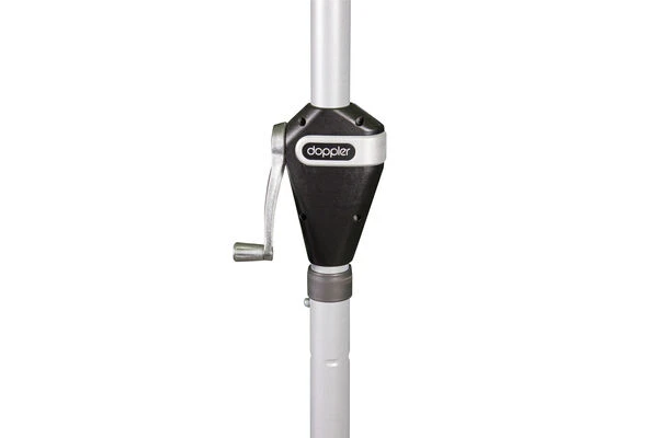 DOPPLER Active Auto Tilt Mittelstockschirm, Grün, Aluminium/Textil, Ø 280 Cm, Mit Kurbel 5 DOPPLER Active Auto Tilt Mittelstockschirm, Grün, Aluminium/Textil, Ø 280 Cm, Mit Kurbel – Bild 3