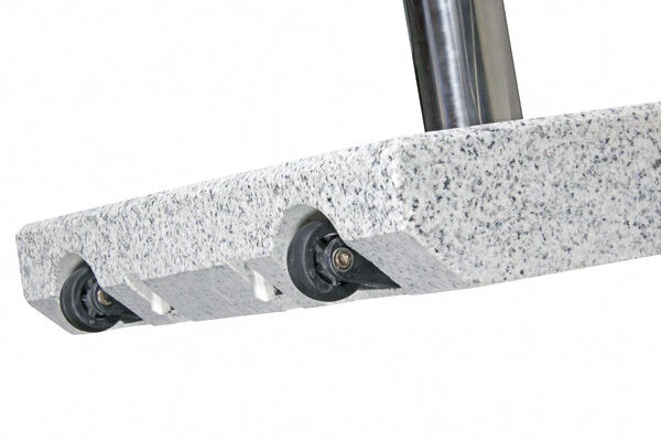 DOPPLER Trolley Granitsockel, Edelstahl/Granit, 40 Kg, Für Schirmstöcke Von 32-60 Mm 5 DOPPLER Trolley Granitsockel, Edelstahl/Granit, 40 Kg, Für Schirmstöcke Von 32-60 Mm – Bild 3