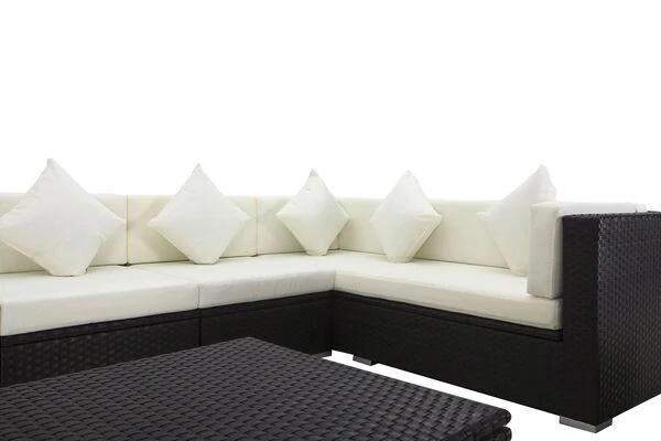 OUTFLEXX Loungemöbel-Set, Braun, Polyrattan, Für 8 Personen, Inkl. Loungetisch, Wasserfeste Kissenbox 6 OUTFLEXX Loungemöbel-Set, Braun, Polyrattan, Für 8 Personen, Inkl. Loungetisch, Wasserfeste Kissenbox – Bild 4