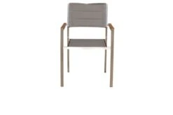 OUTFLEXX Stuhl, Taupe, Edelstahl/Textilene, Padded, Armlehnen Aus FSC-Teakholz, 62x56,5x86cm -Gartenladen 3 13516.jpg