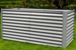 OUTFLEXX Hochbeet, Silber, Zincalume, Pulverbeschichtet, 180 X 90 X 84 Cm 17 OUTFLEXX Hochbeet, Silber, Zincalume, Pulverbeschichtet, 180 X 90 X 84 Cm -Gartenladen 3 13724.jpg