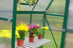 OUTFLEXX Gewächshaus, Grün, Alu/Polycarbonat, 6mm, Inkl. Fundament, Pulverb. 195 X 195 X 205 Cm 10 OUTFLEXX Gewächshaus, Grün, Alu/Polycarbonat, 6mm, Inkl. Fundament, Pulverb. 195 X 195 X 205 Cm -Gartenladen 3 13751.jpg