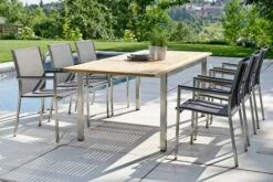 STERN Polaris Stapelsessel, Silbergrau/schwarz, Edelstahl/Textil, 61 X 54 X 89 Cm, Alu Armlehnen -Gartenladen 3 16499.jpg