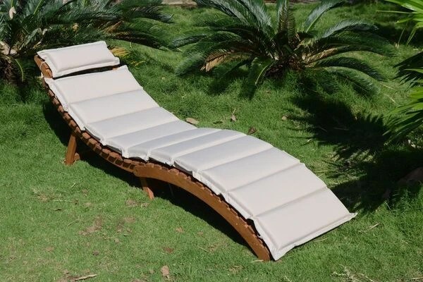 Ploß Sonnenliege, FSC-Akazie/Polyester, 186 X 55 X 21 Cm, Inkl. Auflage 5 Ploß Sonnenliege, FSC-Akazie/Polyester, 186 X 55 X 21 Cm, Inkl. Auflage – Bild 3