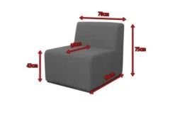 OUTFLEXX Bite Mittelelement, Sooty, Alu/Sunbrella, 70 X 90 X 75 Cm -Gartenladen 3 18517.jpg