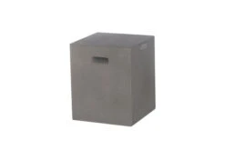 OUTFLEXXHocker, Grau, Faserzement, 35 X 35 X 46 Cm Glatte Oberfläche, Würfeldesign, Mit Griffmulden -Gartenladen 3 18580.jpg